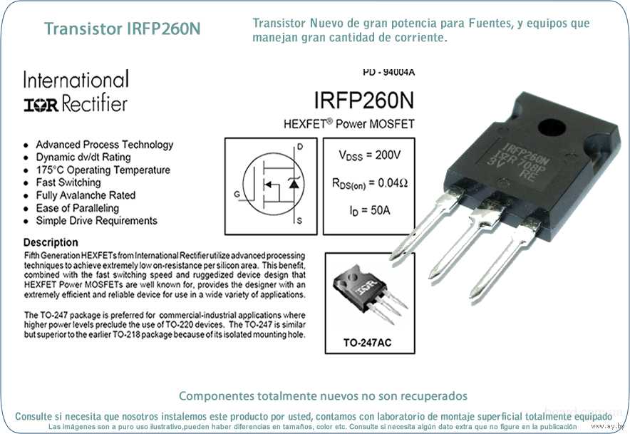 irfp440-datasheet