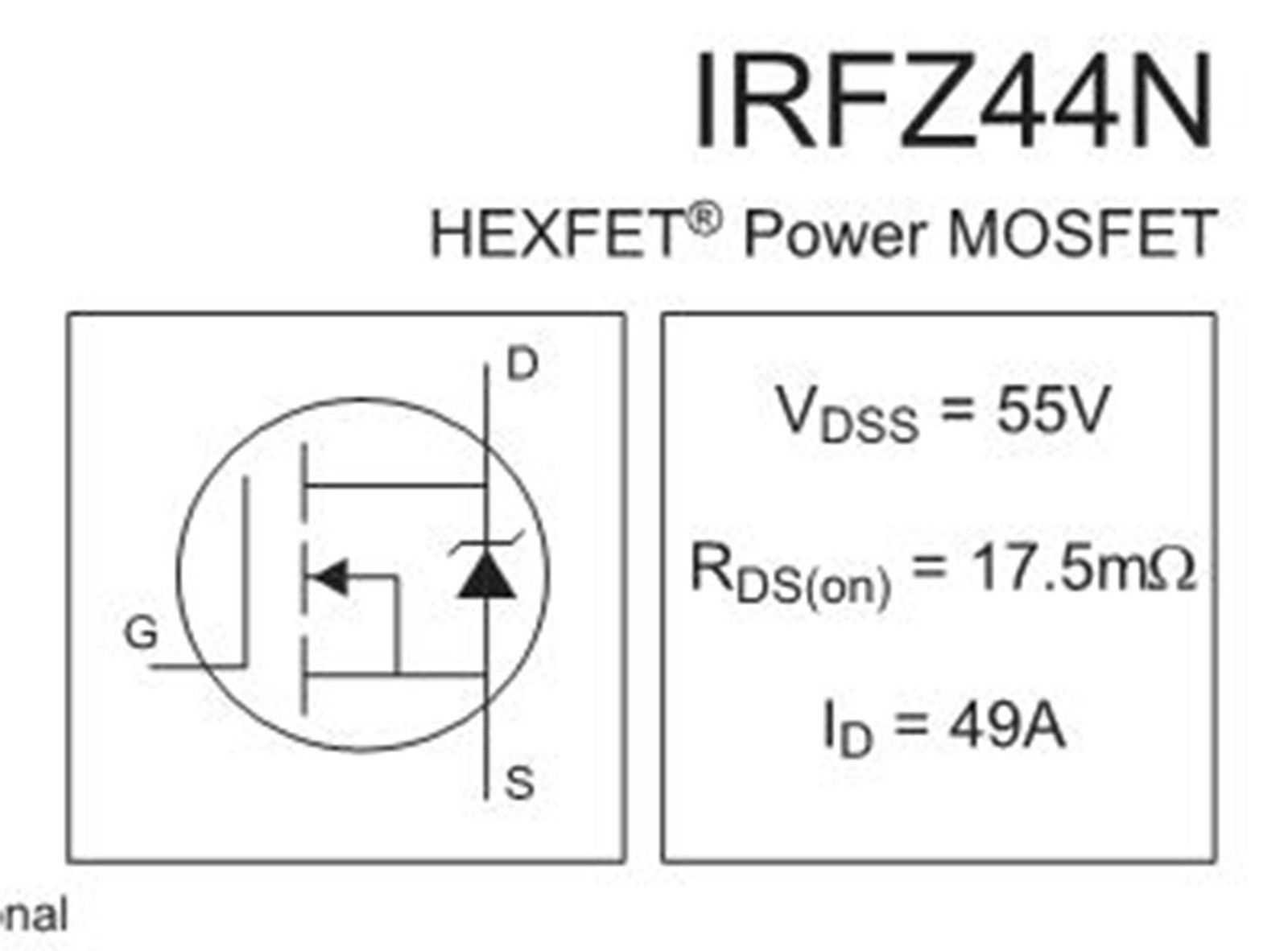 irfz48-datasheet