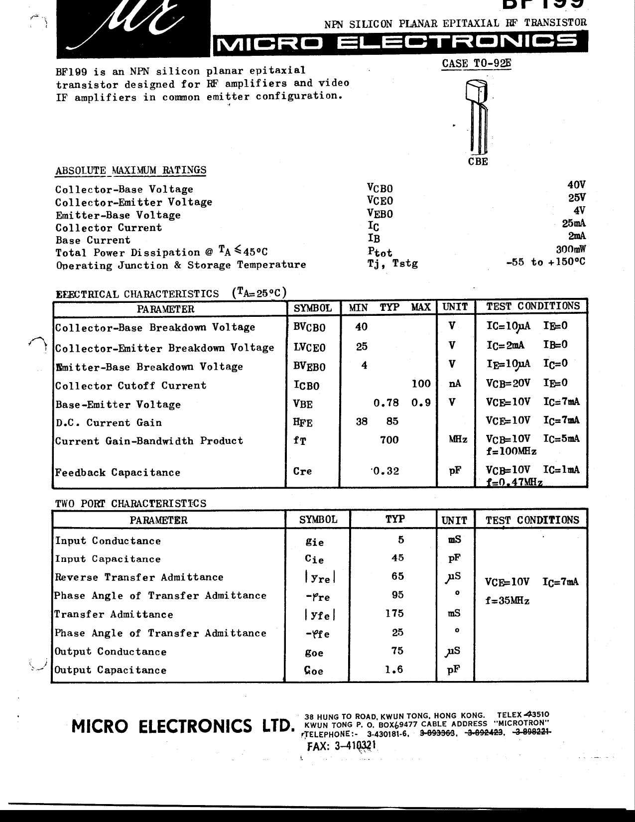 bf240-datasheet bf240-datasheet