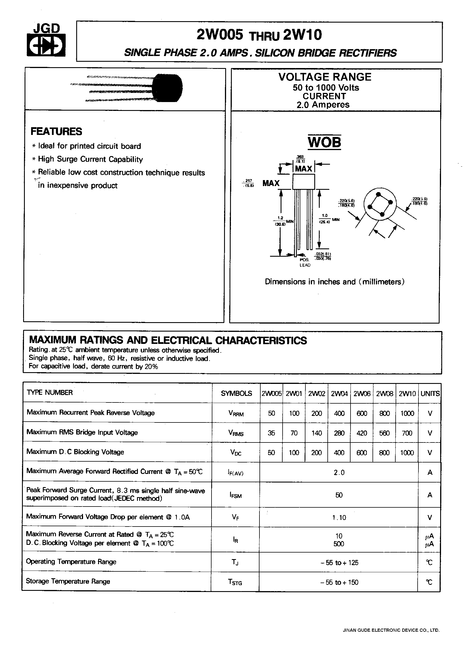 2w10-bridge-rectifier-datasheet 2w10-bridge-rectifier-datasheet